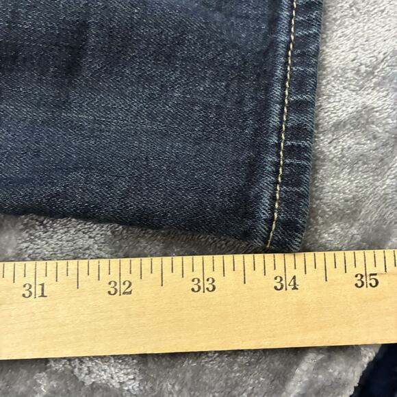 Abercrombie & Fitch Jeans Men’s 34x34 Blue Langdon Slim Stretch Distressed - Picture 12 of 13